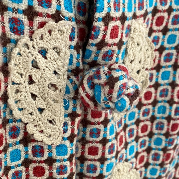 Kenzie Girl Retro Boho Fall Coat Size S/P - Picture 7 of 15